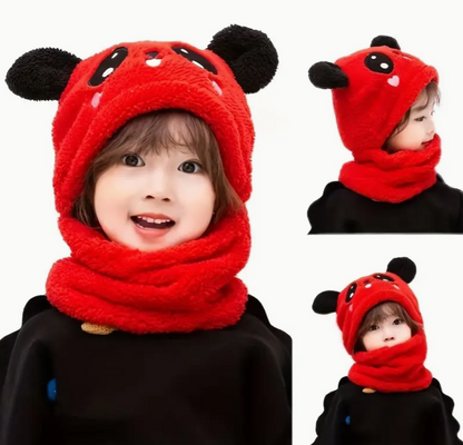 Gorro Adorable 2 en 1 invierno niño